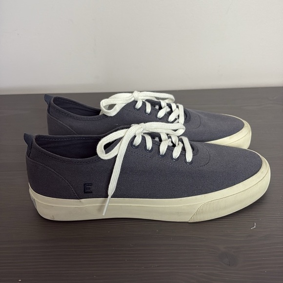 Everlane Tread Forever Casual Sneakers Navy Cream Lace Up Women’s Size 9 - Picture 4 of 11